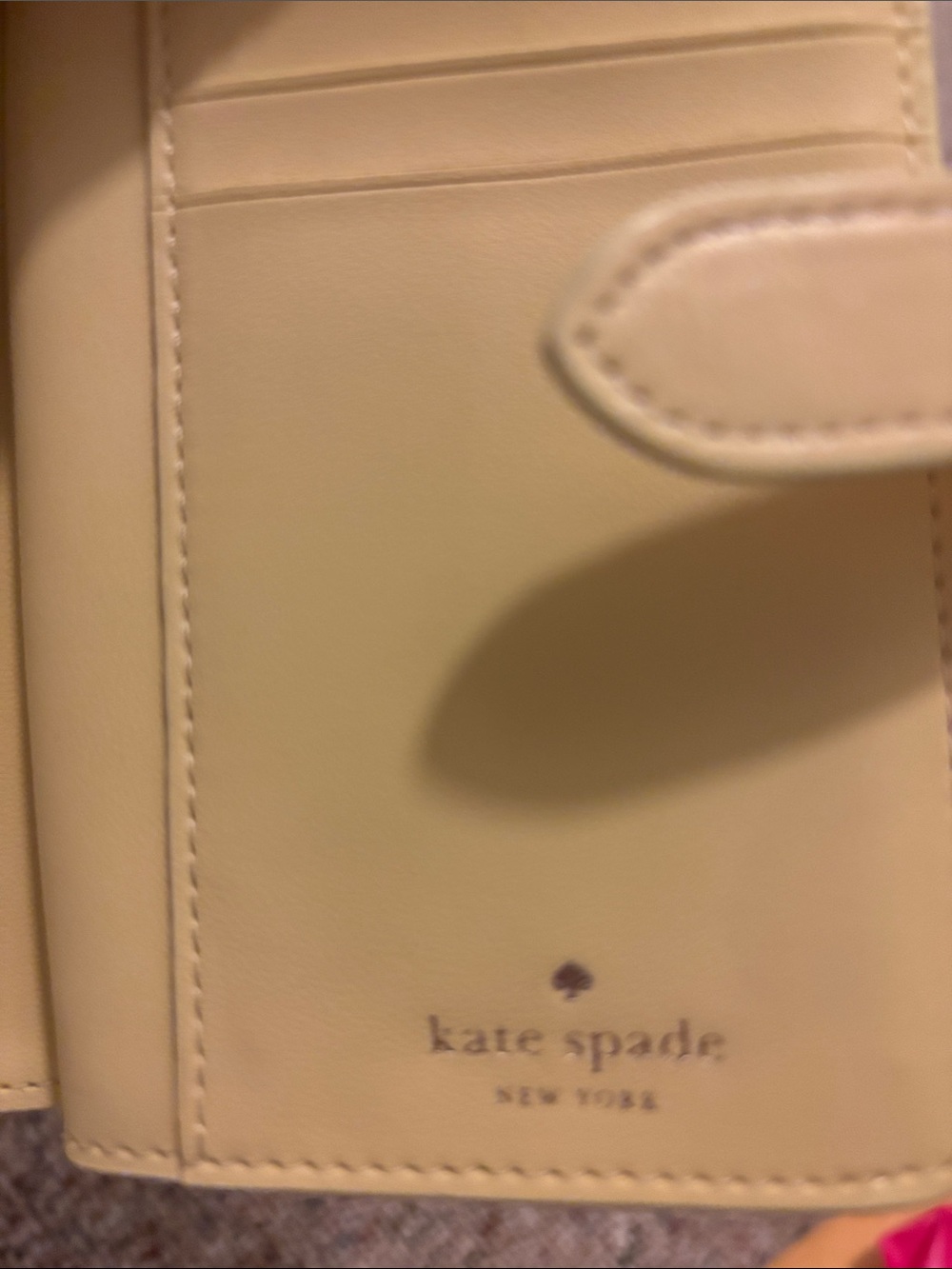 Kate Spade ♠️ Wallet Quilted. Buttery Yellow NWOT - Picture 8 of 11